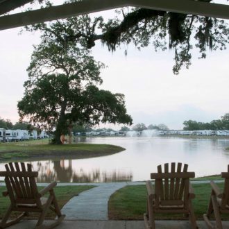 Brazoria Lakes RV Resort lake view