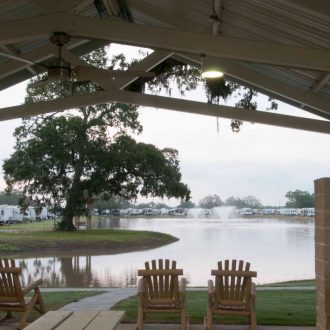 Brazoria Lakes RV Resort lake view