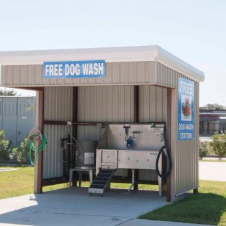 Fallbrook RV Resort dog wash