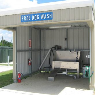 Eastlake RV Resort dog wash