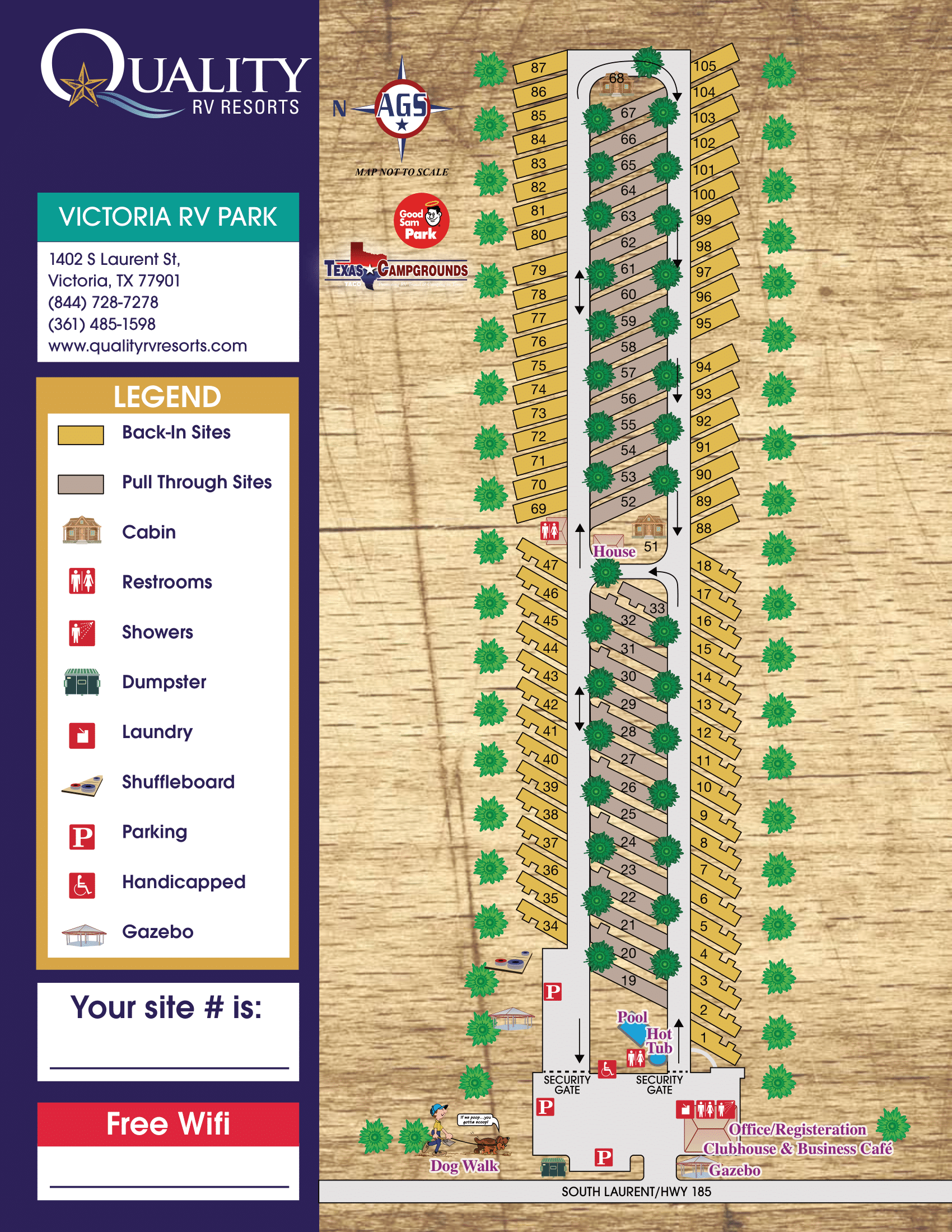 QRV Victoria Park Map