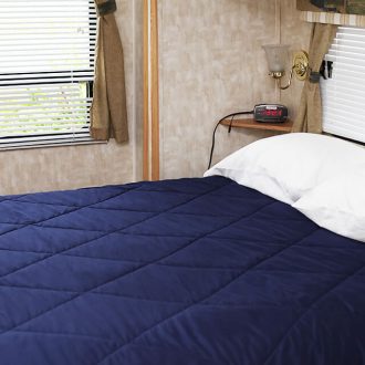 WestLake RV Resort west blue bed