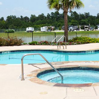 WestLake RV Resort pool and spa